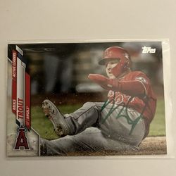 Topps Mike Trout Autograph