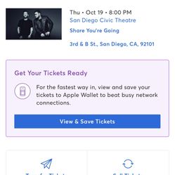 Sin Bandera Tickets Concert Thursday October 19