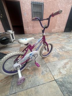 Huffy Girls Kids Bike with Training Wheels