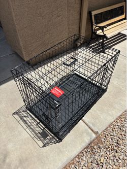 Nice clean double door Dog Cage