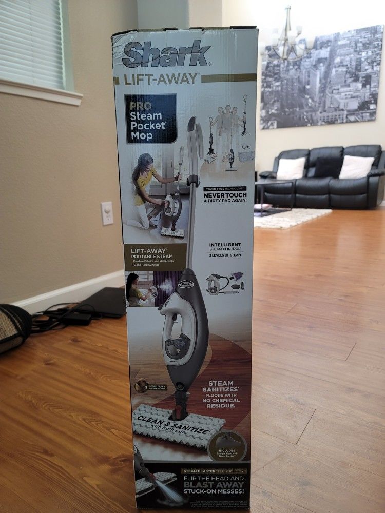 Shark Lift Away Steam Mop-New