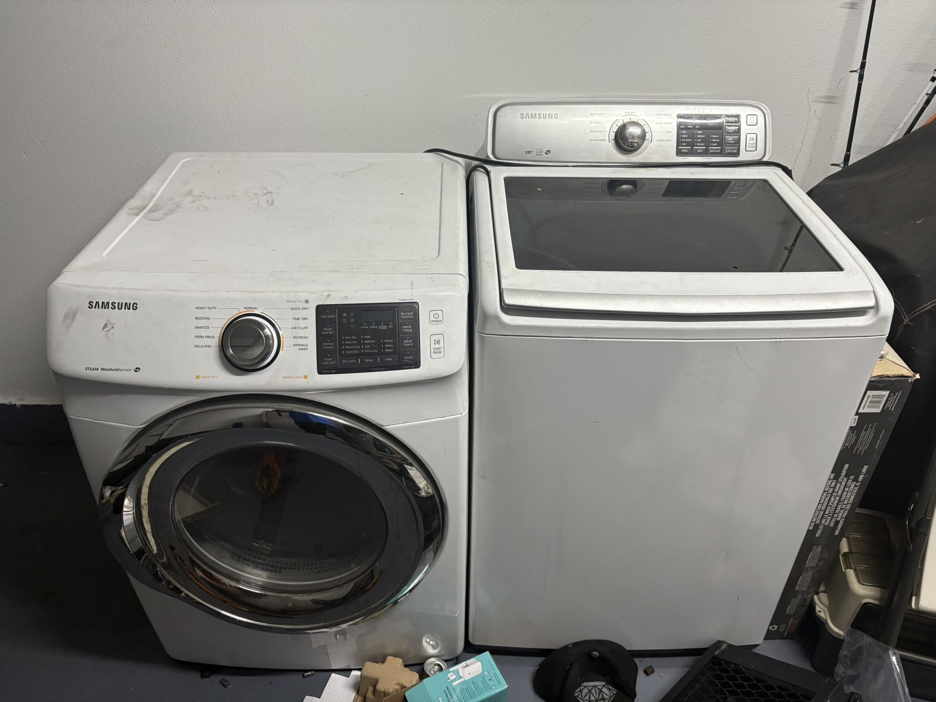 washer and dryer