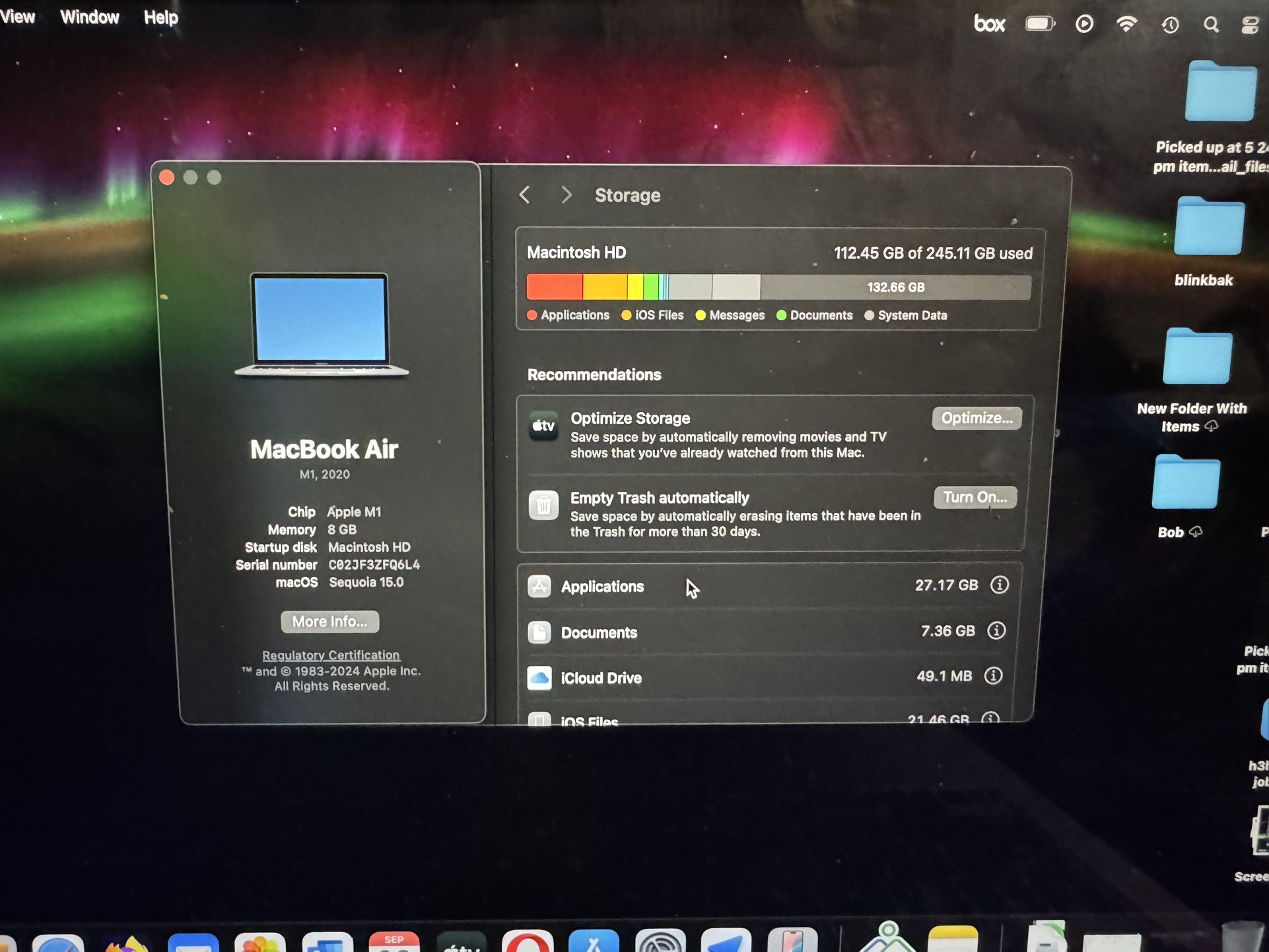 MacBook Air 13.3" M1 (256GB SSD, Apple M1, 8GB RAM)