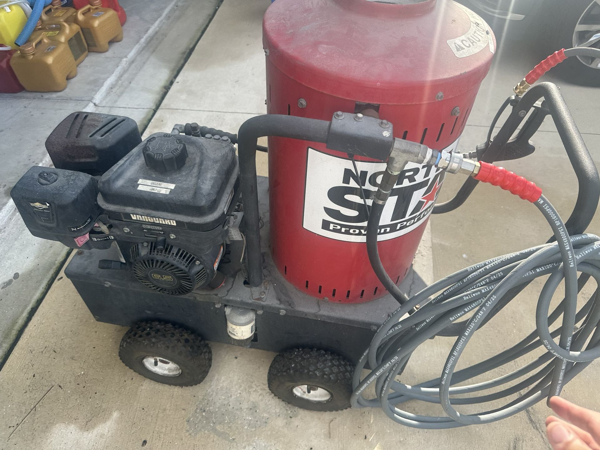 northstar 157309z hot water pressure washer