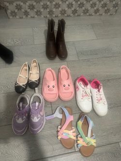 Girls Shoes Bundle – 5 Pairs Mixed Styles