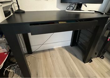 Black desk