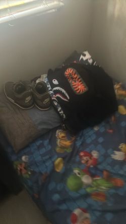 Bape hoodie and Jordan’s