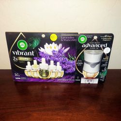 Airwick Vibrant Oil Refills 5 count with  Warmer Plug 
