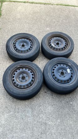 15 inch wheels set tires steel rim VW GTi Volkswagen Rabbit
