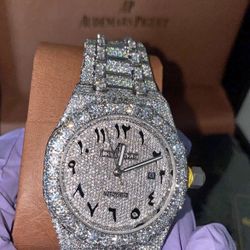 AP White Gold Iced Out (Message Me To Buy)