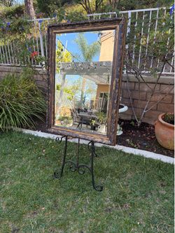 Large Ornate Gold Framed Mirror
