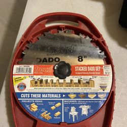 Freud dado Blades Never Used 8 Inch