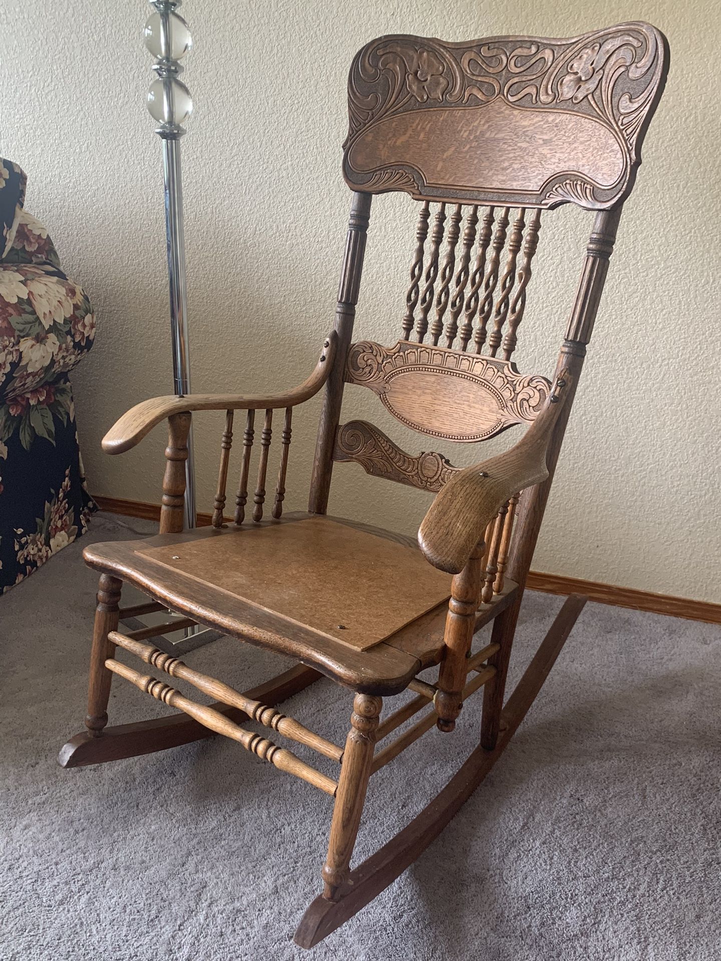 Antique Wooden Rocking Chair