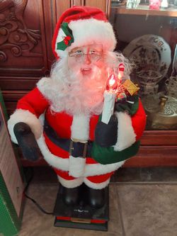 Vintage Animated santa electric
