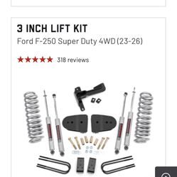 3 Inch Lift Kit  Ford F-250 Super Duty 4WD (23-26) 