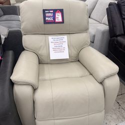 White Recliner 