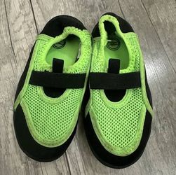 Lime Green Wonder Nation Kids Water Shoes