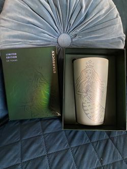 Starbucks 50th Anniversary Limited Edition Mermaid Siren Ceramic Tumbler Mug NIB