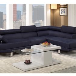 Blue Sectional Sofa 