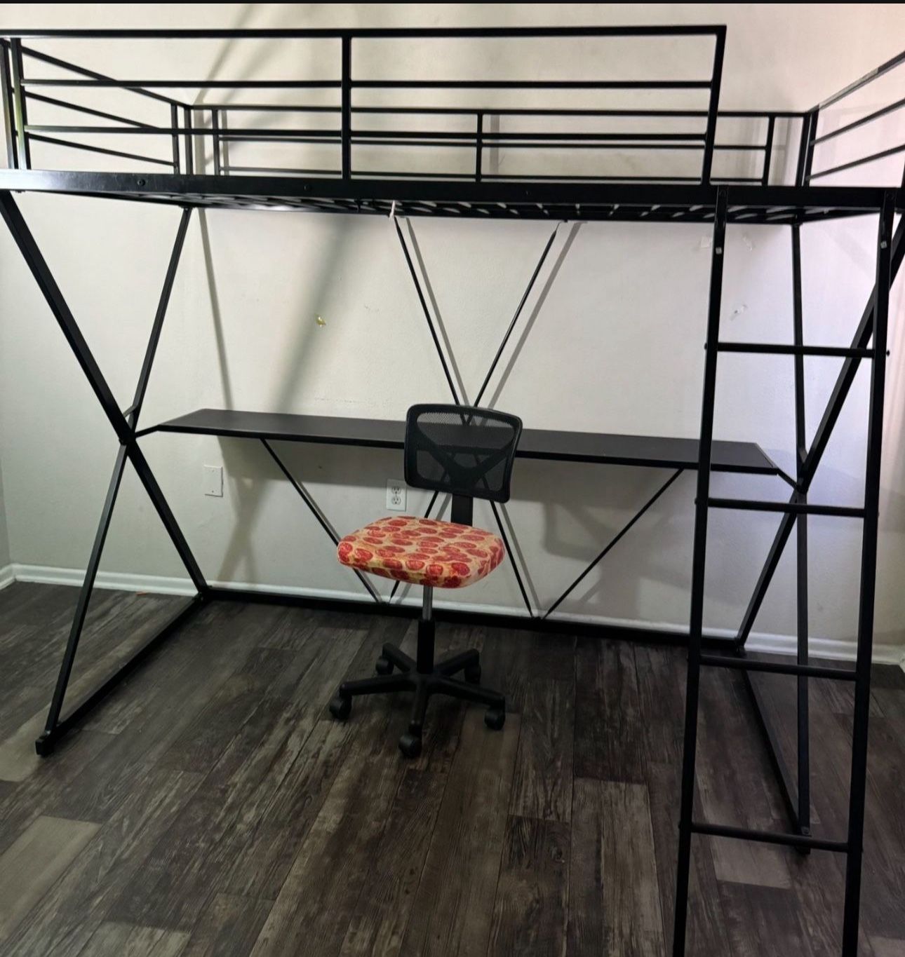 Twin Loft Bed With Built In Desk