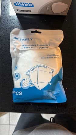 Dr. Family KN95 Disposable Face Masks Bulk Case