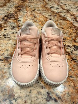 Puma pink toddler shoes 9c