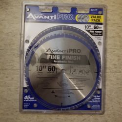 Avanti 10"×60 Tooth Saw Blade (2-pack)