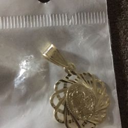 Small Size 14 K Gold Laminated  Pendant 