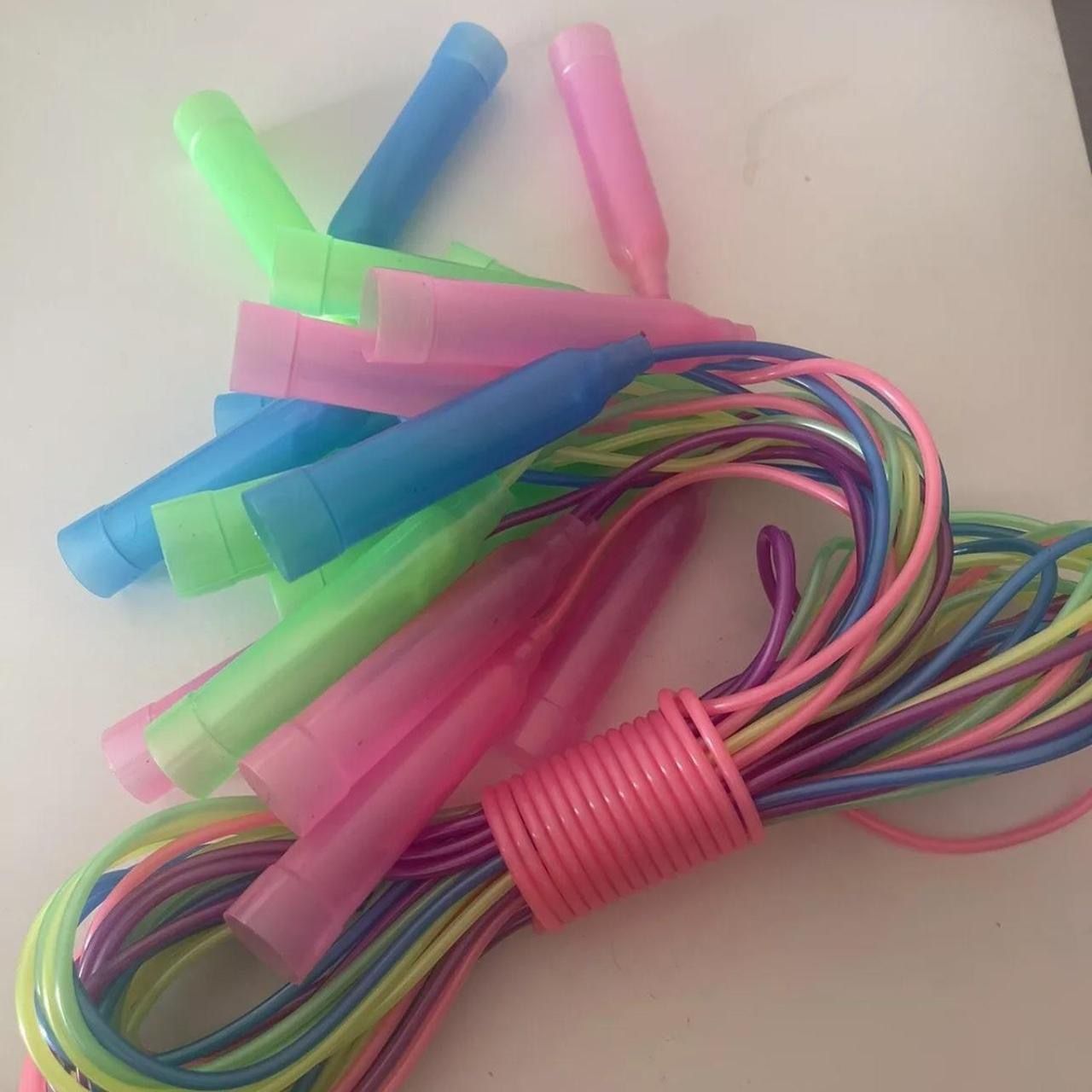 New 10 Plastic Jump Rope Different Colors Skipping Outdoor Activities
