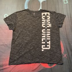 Ecko Unlimited Black Short Sleeve Tee with Bold Design