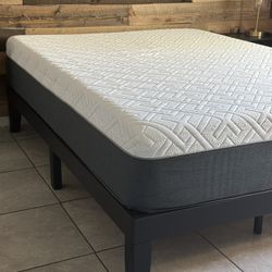 Full Bed frame And Mattress 