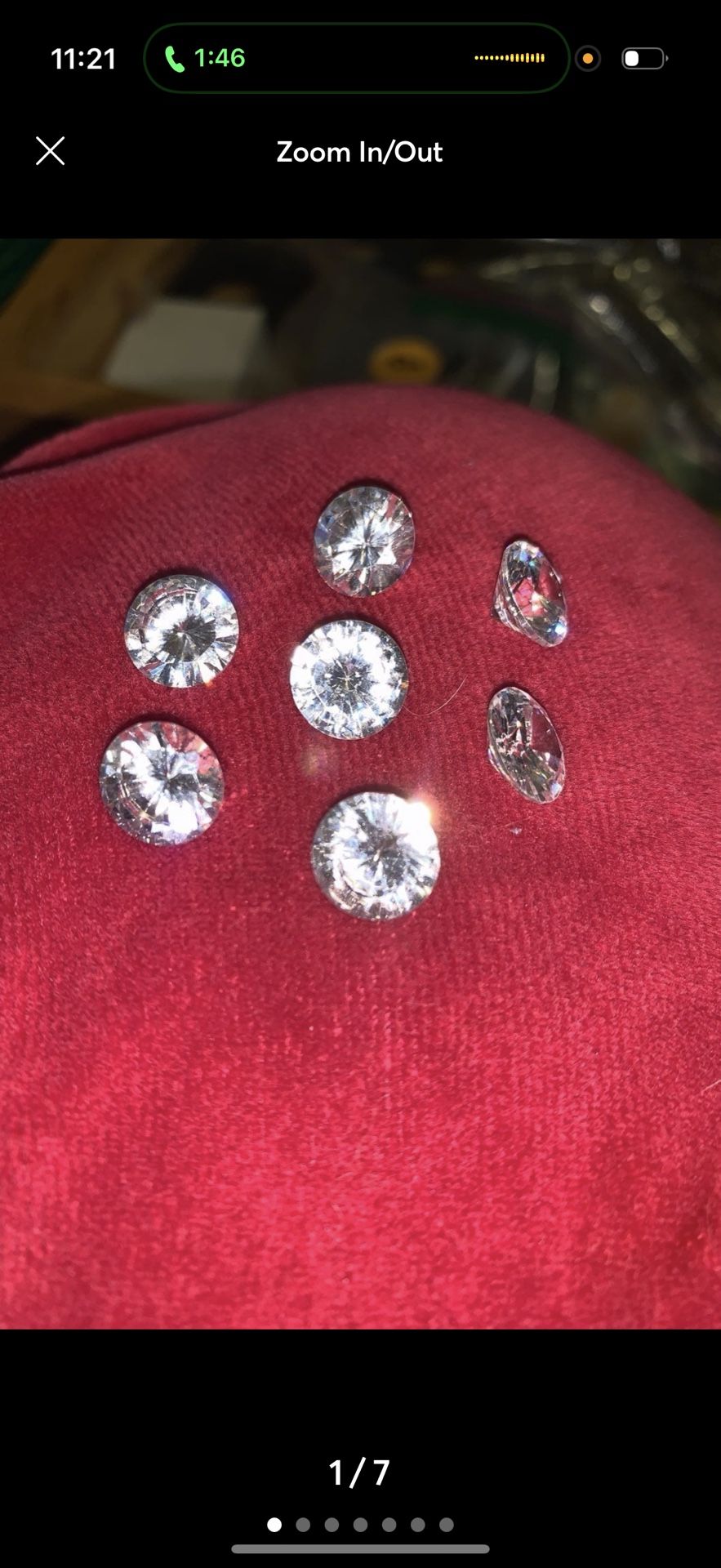 faceted crystals lot