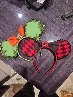 Poison ivy & Harley Quinn Mickey ears