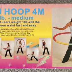 ACU Hoop 4 lb Weighted Hula Hoop – Medium – Fitness Workout