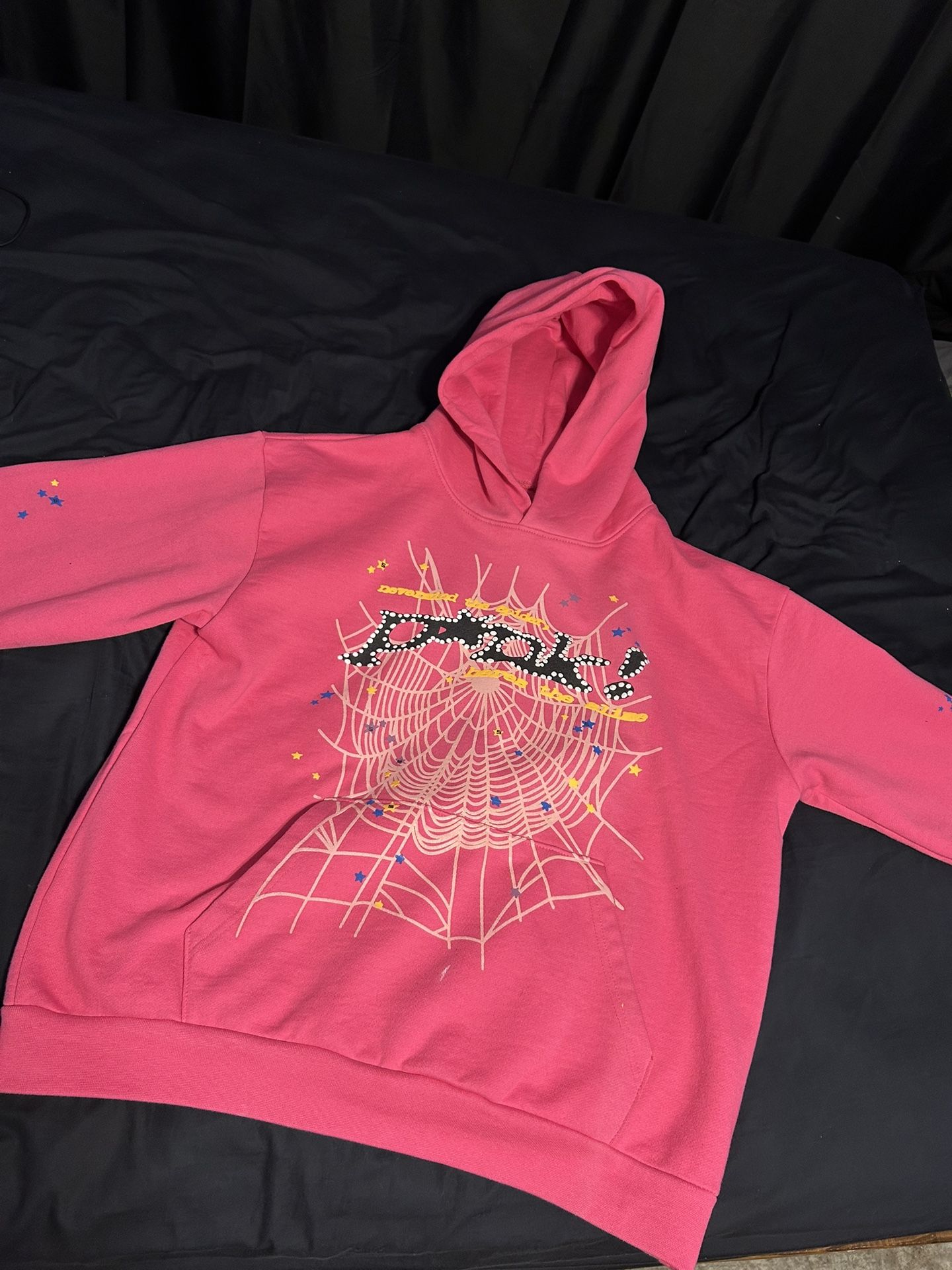 Pink Spider Hoodie