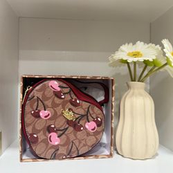 coach heart bag