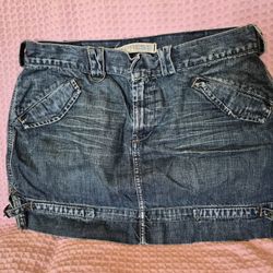 Denim Mini Skirt