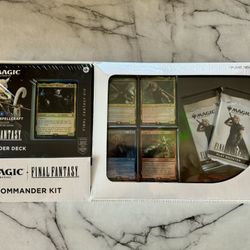LIMITED EDITION Magic the Gathering x Final Fantasy Commander Deck and Boosters