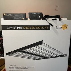 Gavita Pro 1700 LED Grow Lights w/ Complete Hydroponic Kit 