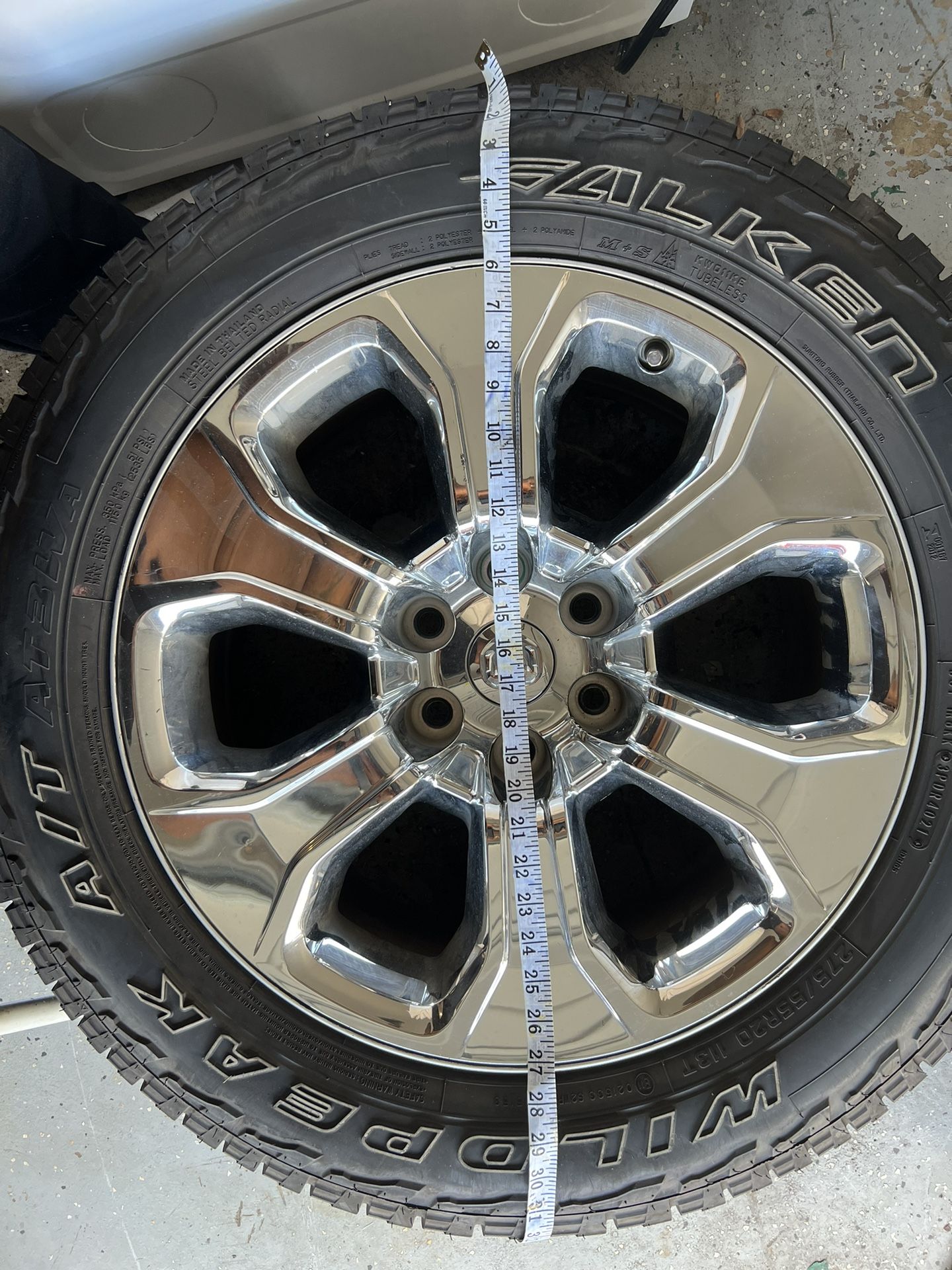 20 Dodge Ram 1500 OEM Wheel Rim - 2019
