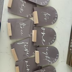 Table Numbers