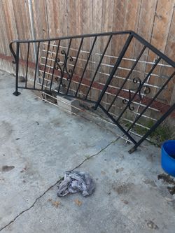 Small Stairway Iron Railing
