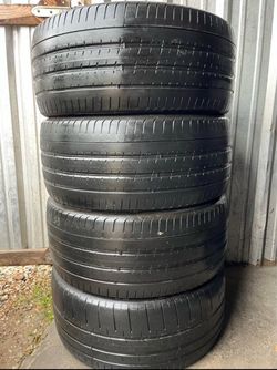 4 tires 285 35 22 Pirelli p zero