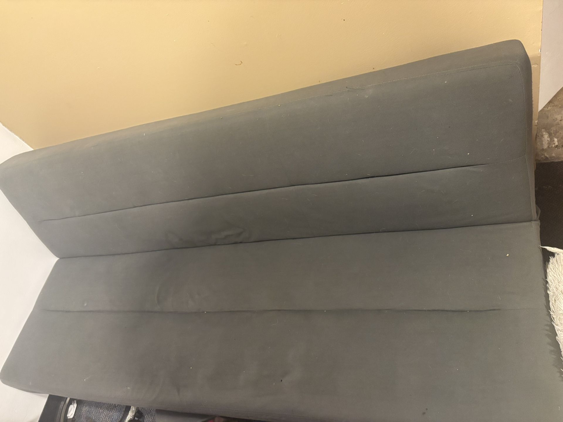 Grey full size futon