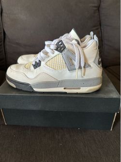 Jordan Air Jordan 4 Retro OG BG Mid Top White/Gray/Black/Red 5Y 836016-192