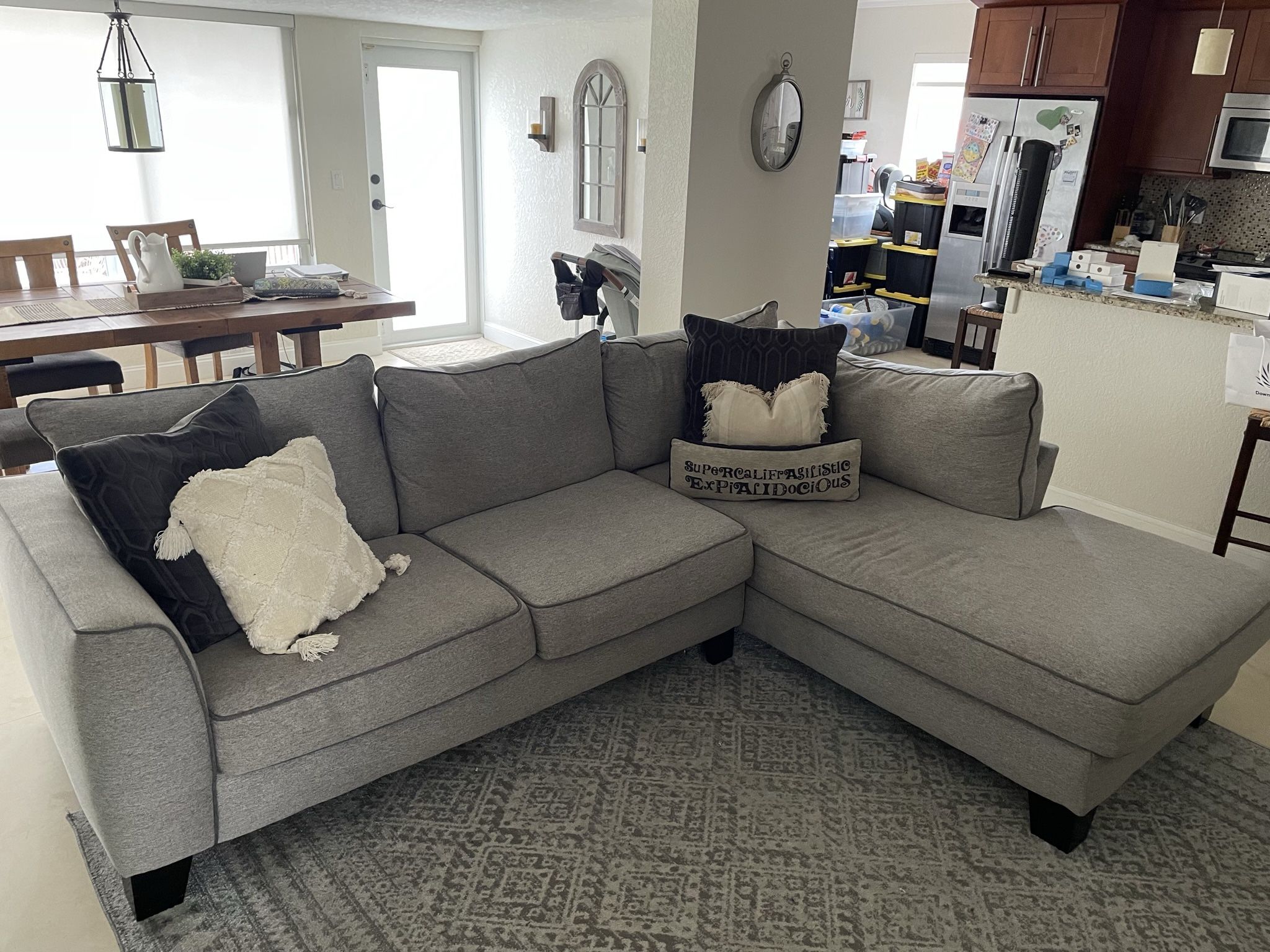 Gray Sectional Sofa for Sale in Miami, FL OfferUp