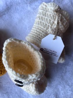 Handmade baby boots