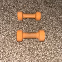 (2) 5 Pound Dumbbells 