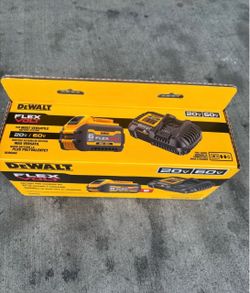 FLEXVOLT 20V/60V MAX Lithium-Ion 6.0Ah Battery Pack with 6 Amp Output Charger