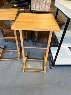 Folding side table (in store)